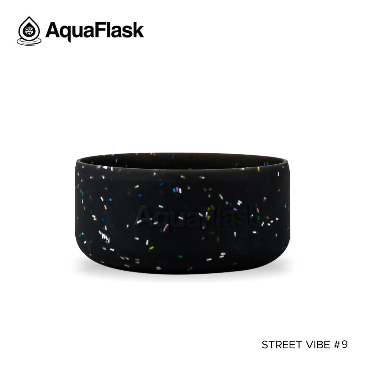 AQUAFLASK BASE PROTECTORA DE SILICONA MEDIANA - STREET VIBE #9