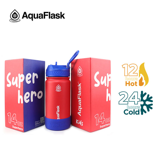 AQUAFLASK 14oz KIDS - SUPERHERO