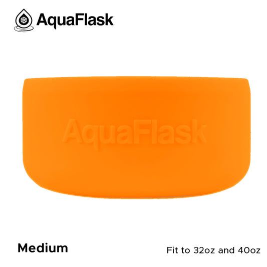 AQUAFLASK BASE PROTECTORA DE SILICONA MEDIANA - TANGERINE