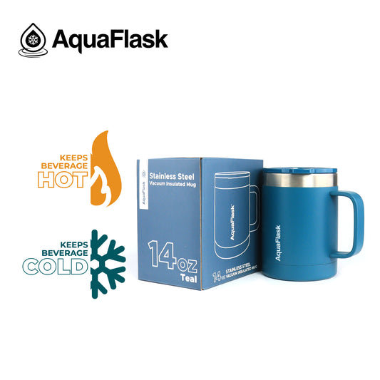 AQUAFLASK 14oz MUG - TEAL