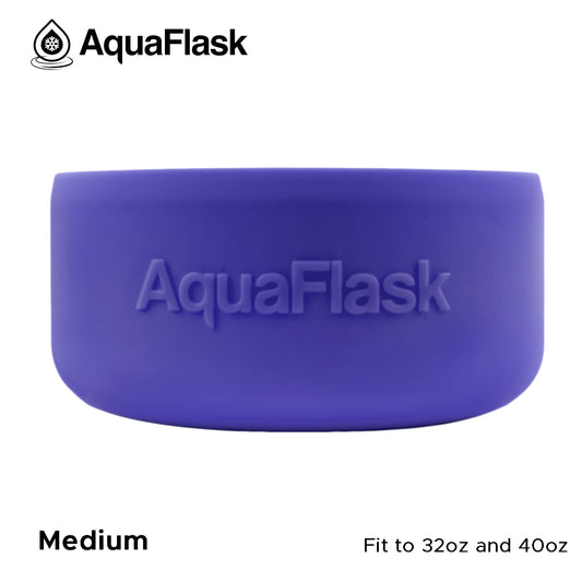AQUAFLASK BASE PROTECTORA DE SILICONA MEDIANA - AMETHYST