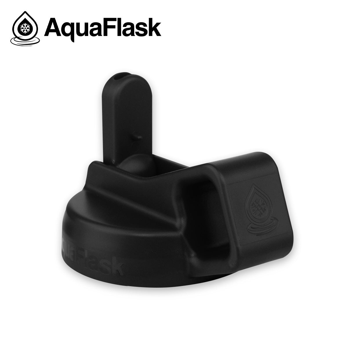 AQUAFLASK STRAW LID CUBE HANDLE - SPACE BLACK