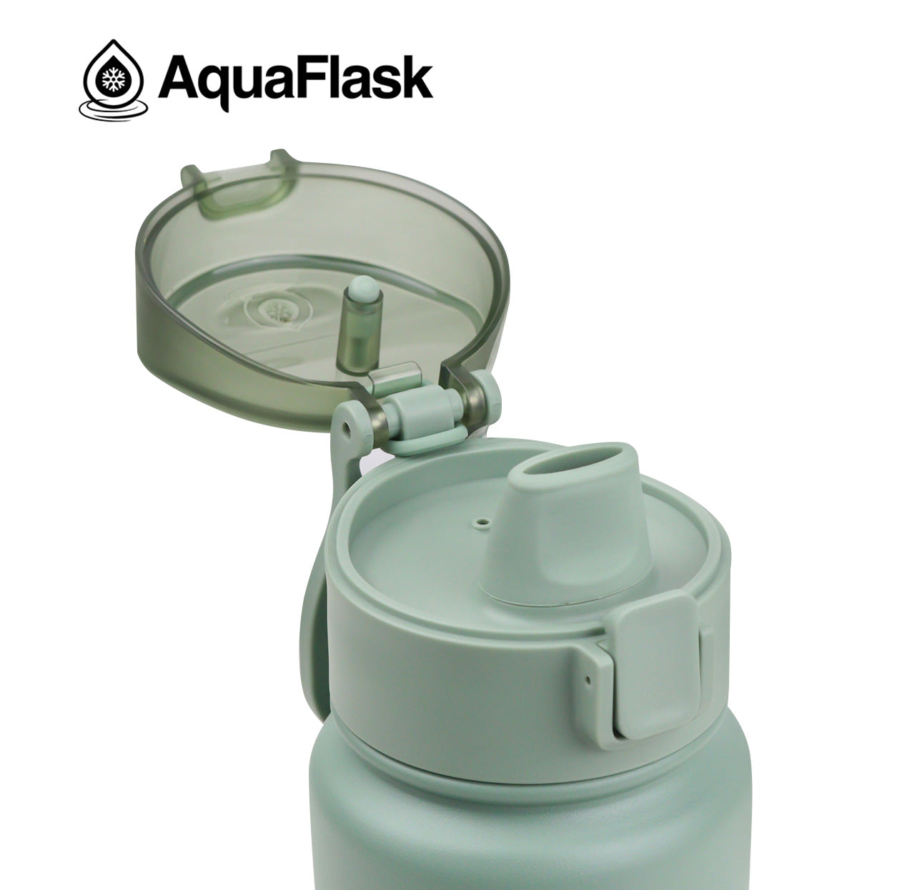 AQUAFLASK 24oz EARTH SIP BOTTLE - CELADON GREEN