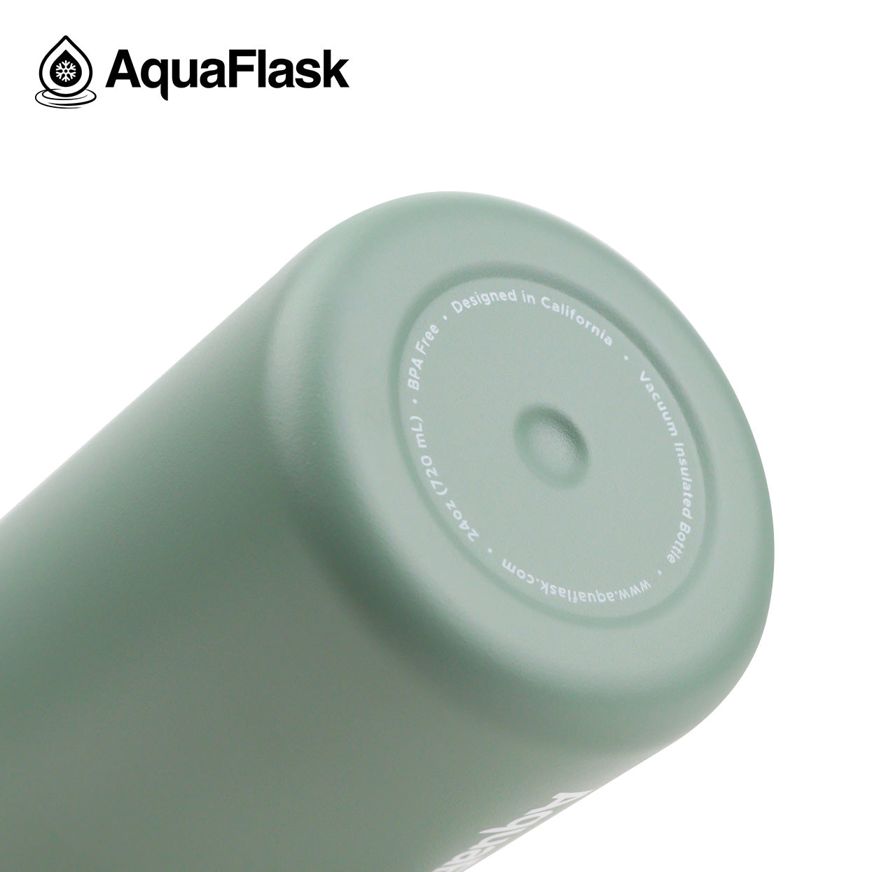 AQUAFLASK 24oz EARTH SIP BOTTLE - CELADON GREEN