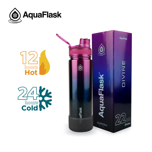 AQUAFLASK 22oz AURORA BOREALIS COLLECTION - DIVINE