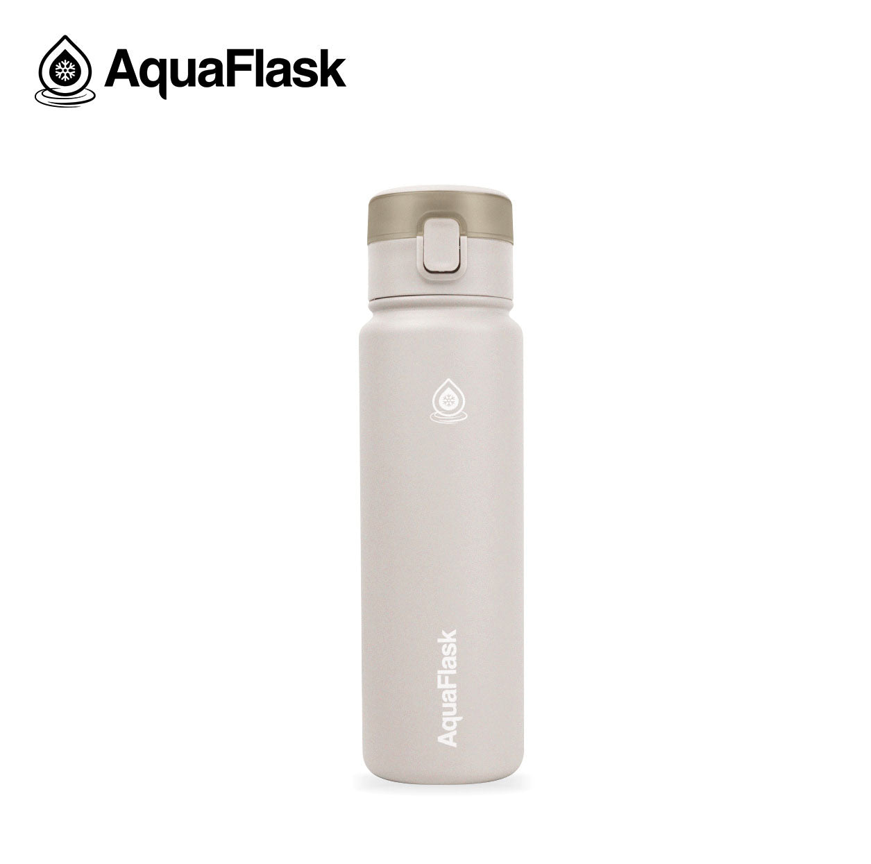 AQUAFLASK 24oz EARTH SIP BOTTLE - FOSSIL GRAY