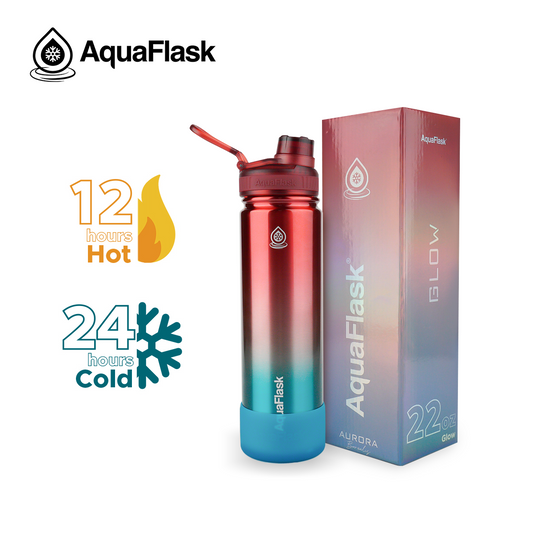 AQUAFLASK 22oz AURORA BOREALIS COLLECTION - GLOW