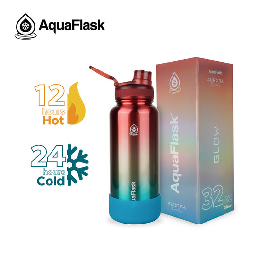 AQUAFLASK 32oz AURORA BOREALIS COLLECTION - GLOW