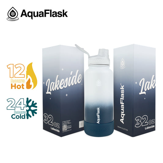 AQUAFLASK 32oz DREAM COLLECTION IV - LAKE SIDE