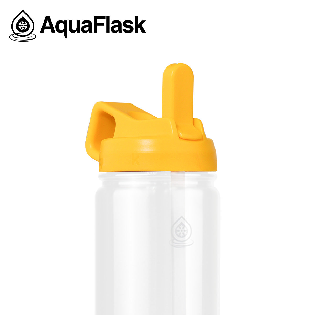 AQUAFLASK STRAW LID CUBE HANDLE - LEMON SLUSH