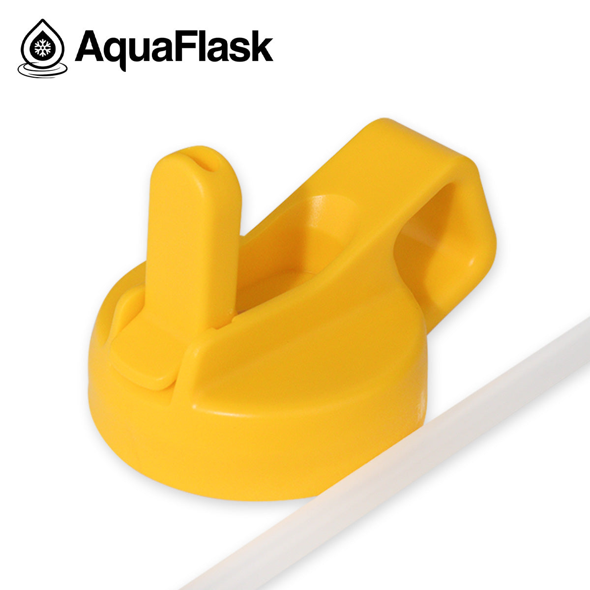 AQUAFLASK STRAW LID CUBE HANDLE - LEMON SLUSH