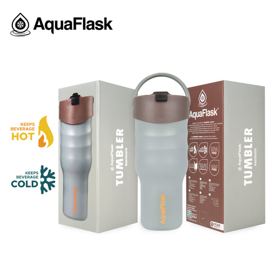 AQUAFLASK 30oz TUMBLER COLLECTION - MACCHIATO