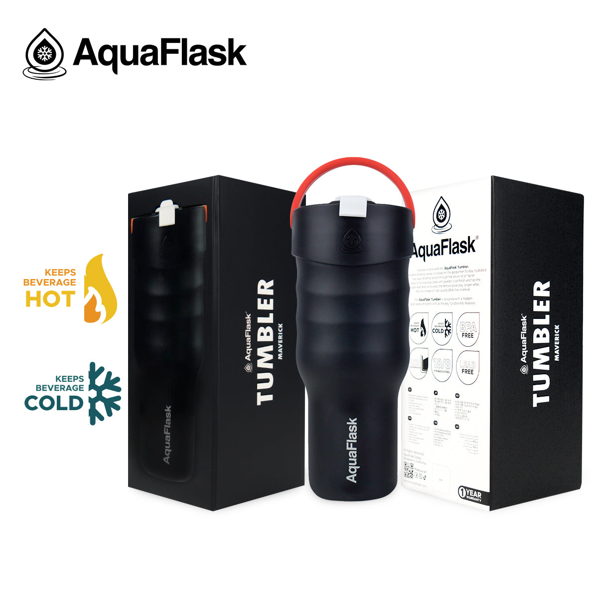 AQUAFLASK 30oz TUMBLER COLLECTION - MAVERICK