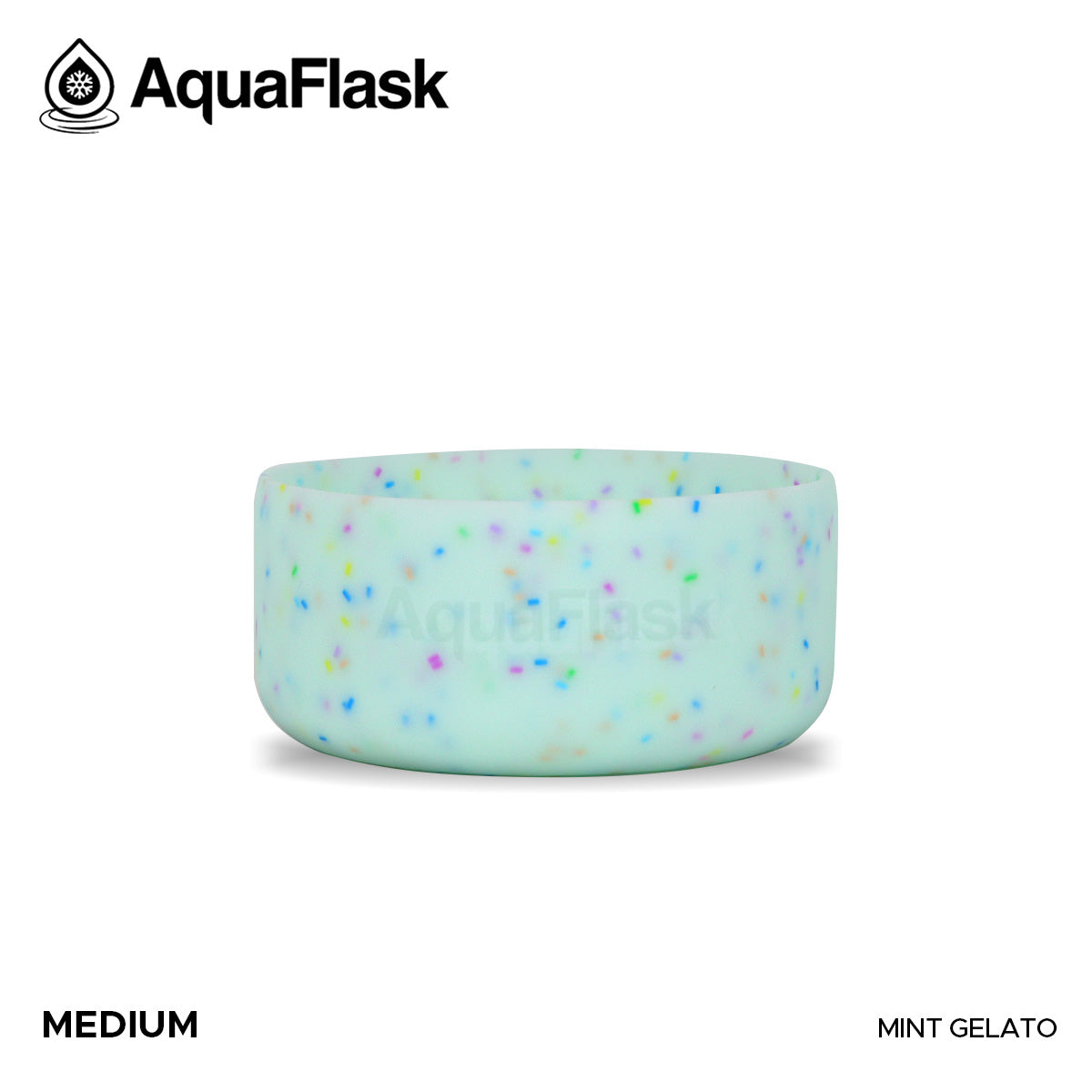 AQUAFLASK BASE PROTECTORA DE SILICONA MEDIANA - MINT GELATO