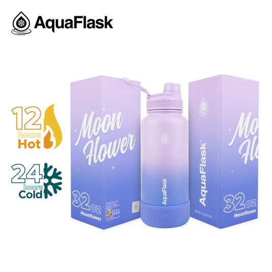 AQUAFLASK 32oz DREAM COLLECTION IV - MOON FLOWER