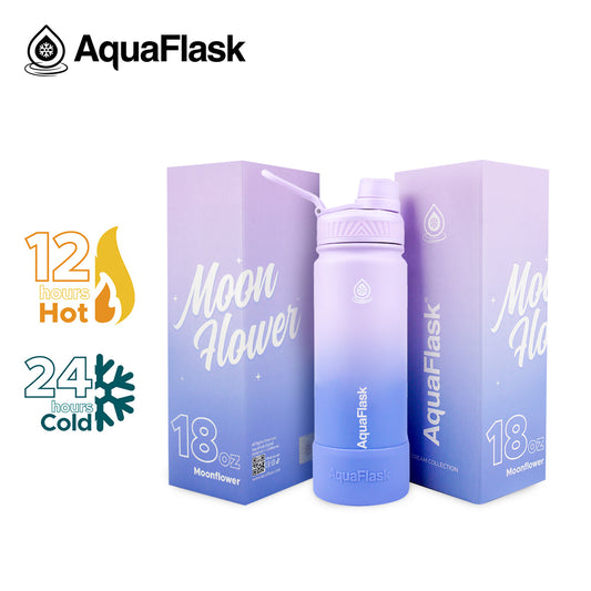 AQUAFLASK 18oz DREAM COLLECTION IV - MOONFLOWER