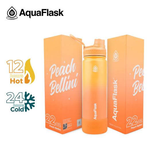 AQUAFLASK 22oz DREAM COLLECTION IV - PEACH BELLINI