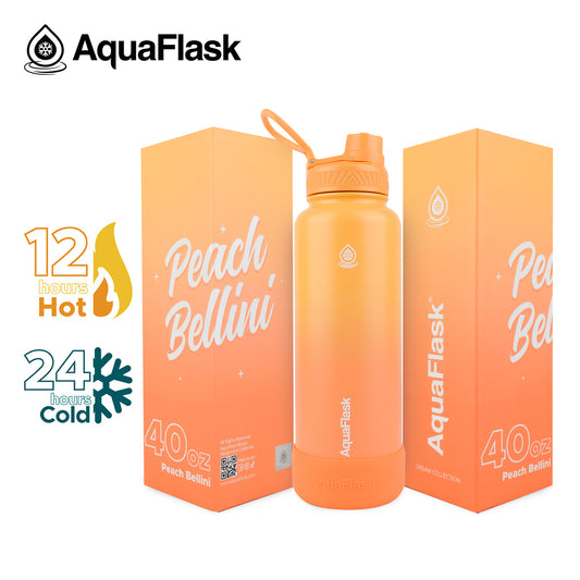 AQUAFLASK 40oz DREAM COLLECTION IV - PEACH BELLINI