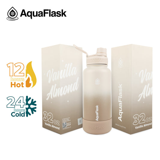 AQUAFLASK 32oz DREAM COLLECTION IV - VANILLA ALMOND