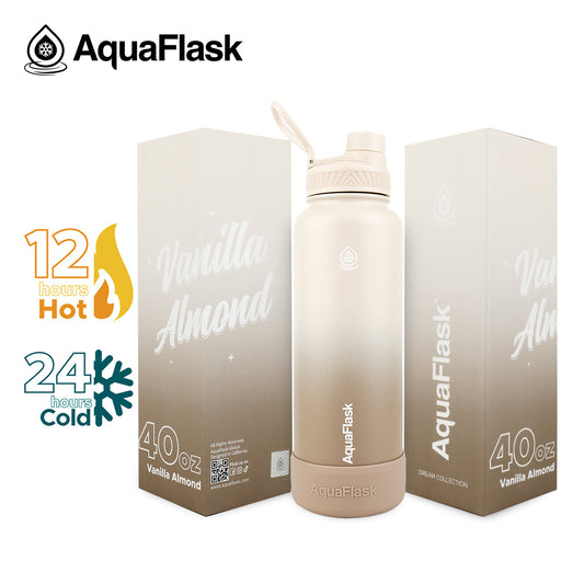 AQUAFLASK 40oz DREAM COLLECTION IV - VANILLA ALMOND